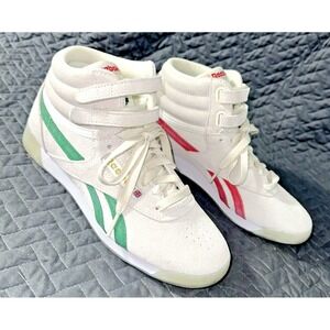 Reebok Freestyle High Human Rights Now! Chalk Green W Size 6.5